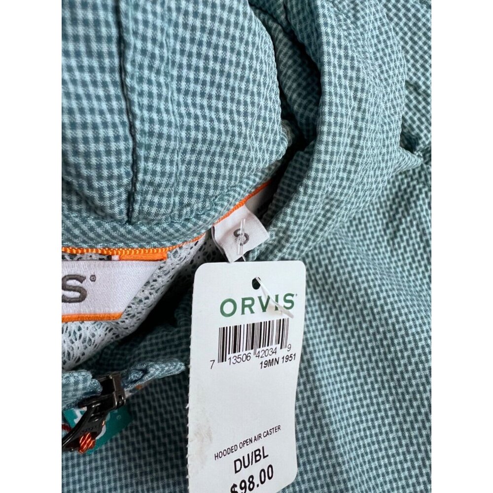 Orvis Women's Hooded Open Air Caster Jacket Dusty Blue Sz. S UPF 40 Windproof - Picture 5 of 9